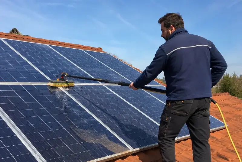 Nettoyage et entretien de panneaux solaires à Inzinzac-Lochrist